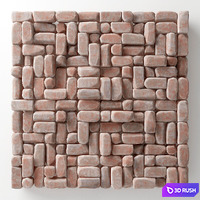 Block stone decor 3D Model Vray
