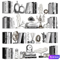 Decorative set 4 3D Model Vray