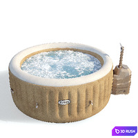 INTEX PureSpa Bubble Therapy 3D Model Vray