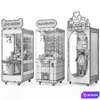 Claw Machine 3D Model Corona