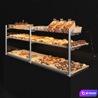 Viennoiserie showcase 3D Model Vray