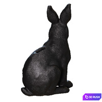 Rabbit Money Box 3D Model Corona