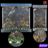 Wall Fountain WallWater 3D Model