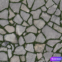 Decorative Floor 9 3D Model Vray, Corona