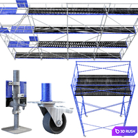 Scaffolding 3D Model Vray
