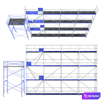 Scaffolding 3D Model Vray