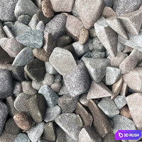 Stone splinter kit n3 3D Model Vray