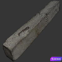 Concrete block 3D Model Vray