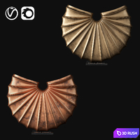 Decorative object 002 3D Model Vray, Corona