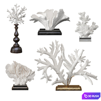 Coral Set 4 3D Model Vray, Corona