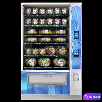 Vending machine 3D Model Vray