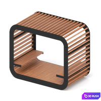 Gazebo Cascade 3D Model Corona