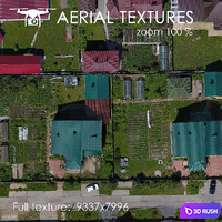 Cottage village 3D Model Vray, Corona