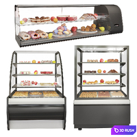 Refrigerated display cases Carboma 3D Model Vray