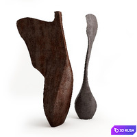 Set of two sculptures 2. 3D Model Vray