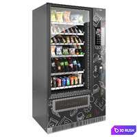 Unicum Rosso Foodbox TO GO 3D Model Vray, Corona