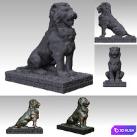 Lion 3D Model Vray
