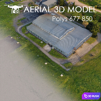 Aerial scan 17 3D Model Vray