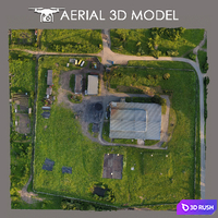 Aerial scan 17 3D Model Vray