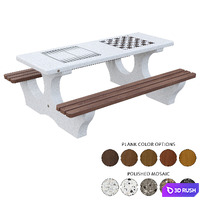 Concrete Play Table 115 3D Model Corona