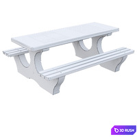 Concrete Play Table 115 3D Model Corona