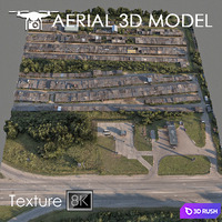 Industrial zone 93 3D Model Vray