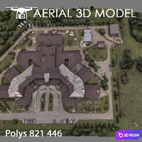 Industrial area 92 3D Model Vray