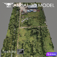 Industrial zone 87 3D Model Vray