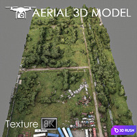 Industrial zone 87 3D Model Vray