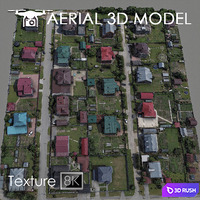 Residential area 84 3D Model Vray