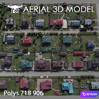 Residential area 84 3D Model Vray