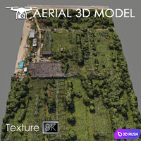 Industrial zone 82 3D Model Vray