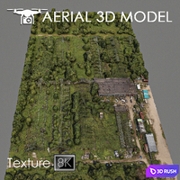 Industrial zone 82 3D Model Vray