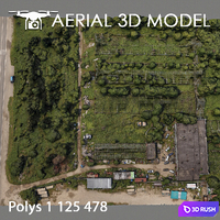 Industrial zone 82 3D Model Vray