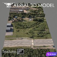Industrial zone 80 3D Model Vray