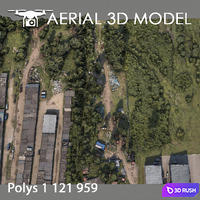 Industrial zone 80 3D Model Vray