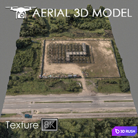 Industrial zone 79 3D Model Vray