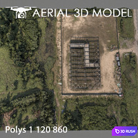 Industrial zone 79 3D Model Vray
