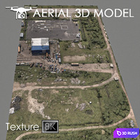 Industrial zone 76 3D Model Vray