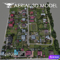 Residential area 71 3D Model Vray