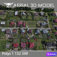 Residential area 71 3D Model Vray