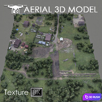 Residential area 70 3D Model Vray