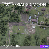 Residential area 70 3D Model Vray
