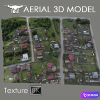 Residential area 68 3D Model Vray