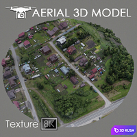 Residential area 66 3D Model Vray