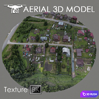 Residential area 66 3D Model Vray