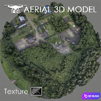 Residential area 65 3D Model Vray