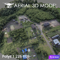 Residential area 65 3D Model Vray