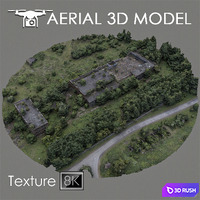 Abandoned building 3D Model Vray