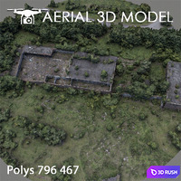 Abandoned building 3D Model Vray